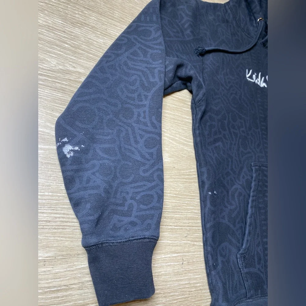 Men’s Size Small Keith Haring x Shoe Palace Heart Art Artwork Hoodie Embroidered - Picture 4 of 11